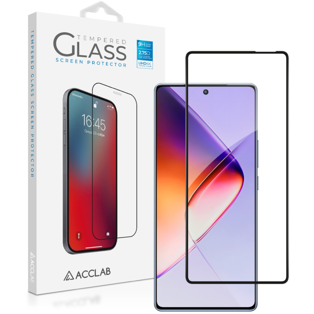 Скло захисне ACCLAB Full Glue Infinix Note 40 4G Black (1283126594885) - зображення 1