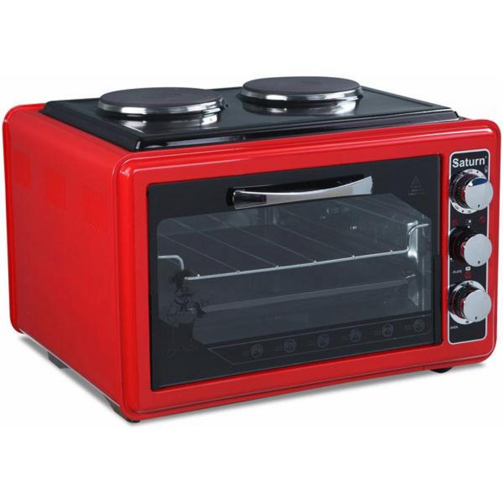 Електропіч Saturn ST-EC1072 Red - зображення 1