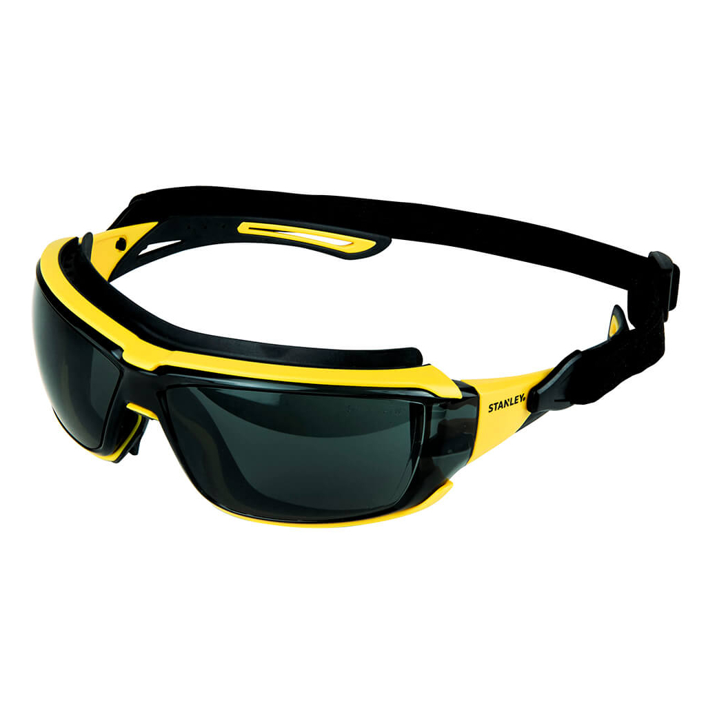 Захисні окуляри Stanley Rubber Gasket, тоновані, полікарбонатні, з м'якими гумовими дужками (SYE15-21D) - зображення 2
