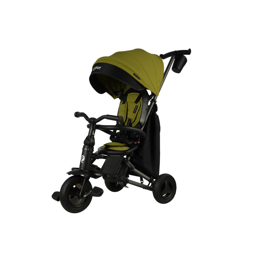 Дитячий велосипед QPlay Nova+ Rubber складаний триколісний Military Green (S700-17Nova+RubberMG) - зображення 1