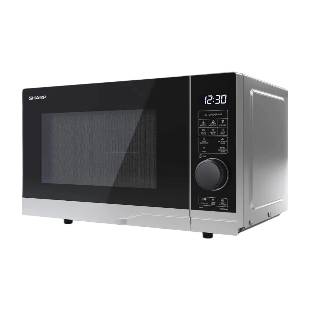 Мікрохвильова піч Sharp YC-PG204AE-S - зображення 3