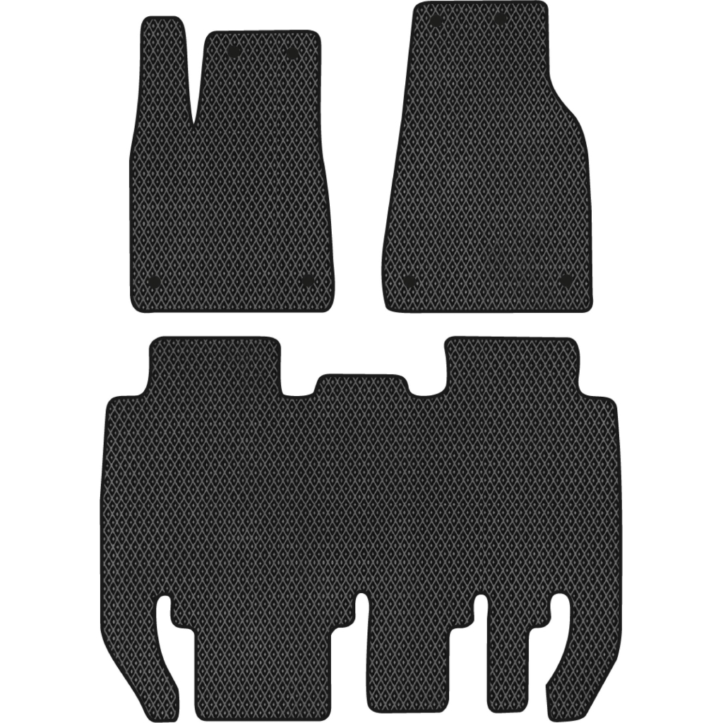 Килимок в салон EVAtech Tesla Model X 5 seats 2015+ SUV USA (TA1670ZV3BW8RBB) - зображення 1