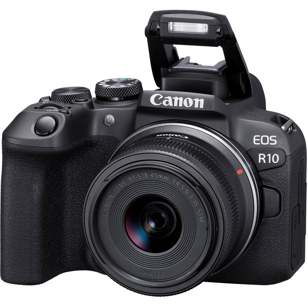 Цифровий фотоапарат Canon EOS R10 + RF-S 18-45 IS STM + adapter EF-RF (5331C033) - зображення 7