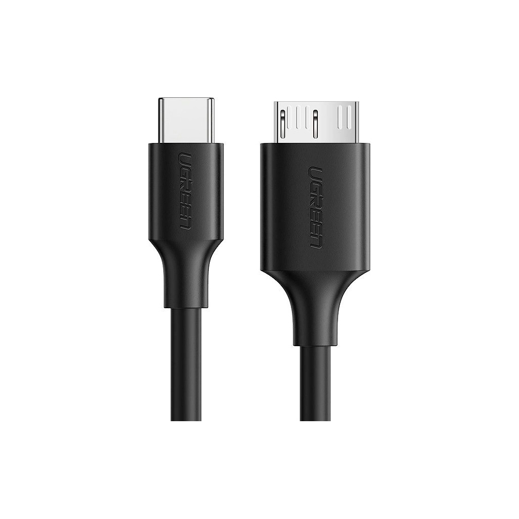 Дата кабель USB-C 3.1 to Micro USB 3.0 1.0m 3A US312 black Ugreen (20103) - зображення 2