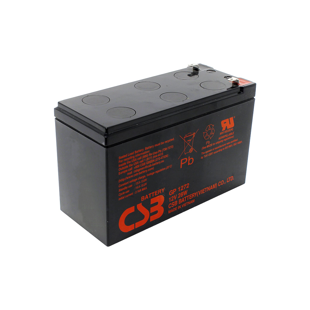 Батарея до ДБЖ CSB 12В 7.2 Ah (GP1272_28W) - зображення 2