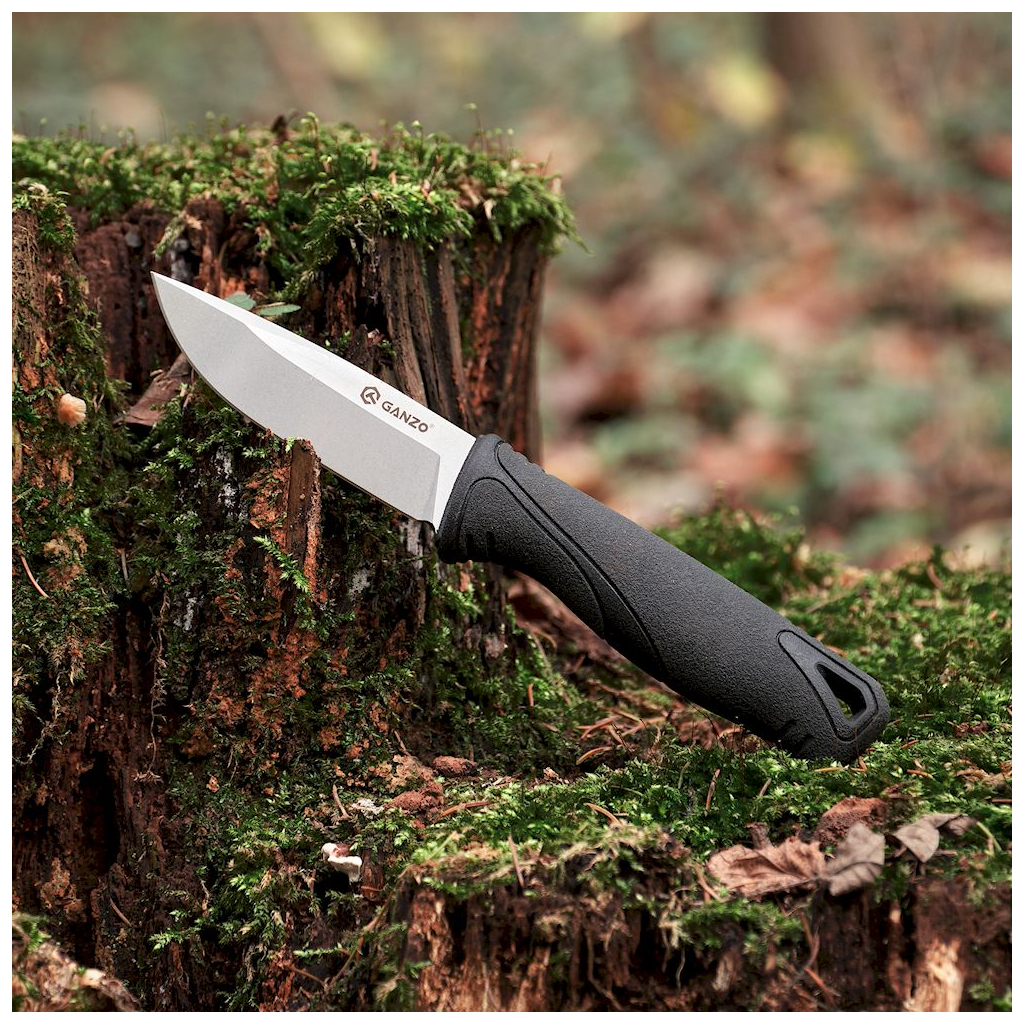 Ніж Ganzo G807-BK Чорний з ножнами (G807BK) - зображення 6