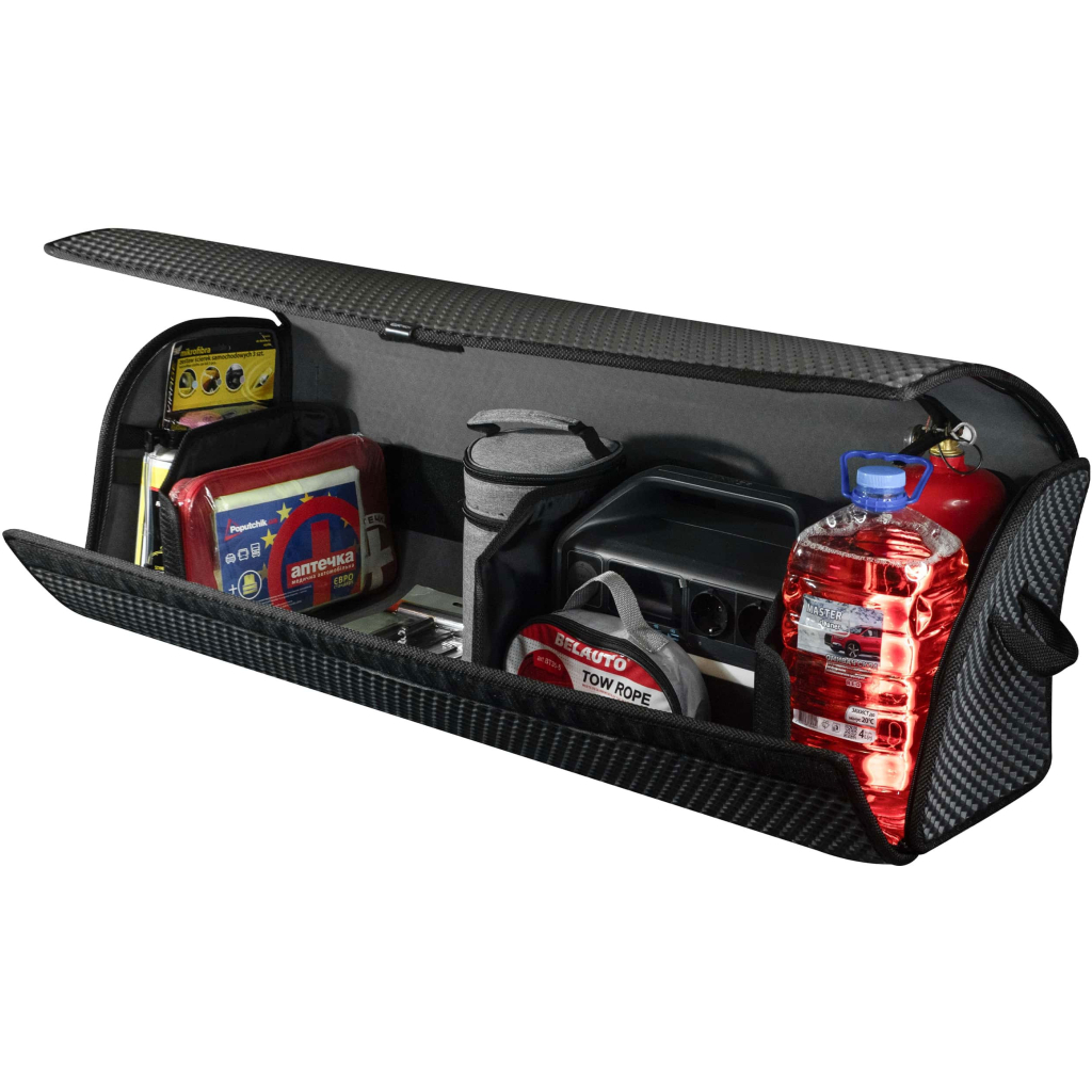 Сумка-органайзер EVAtech XL-PRO 32x100x30 см. Сота сіра з чорним кантом (BS13643OX3SGB) - зображення 4