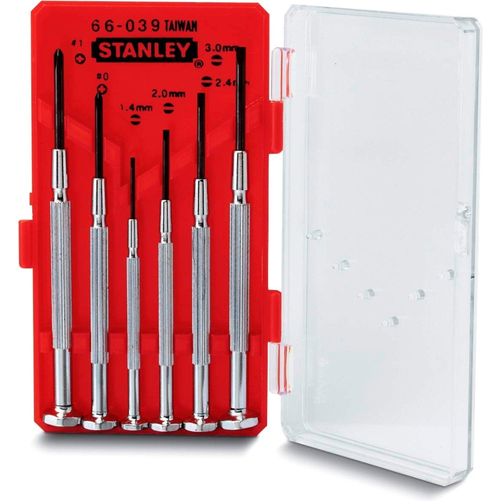 Набір викруток Stanley отверток точной механики Watchmaker 6шт. (1-66-039) - зображення 3