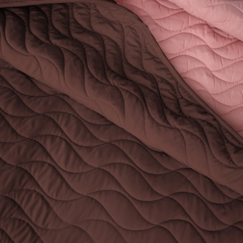 Покривало MirSon Набір Serenity Line №4300 Sea breeze (покривало + 2 наволочки) 180х210 см (2200007298433) - зображення 3