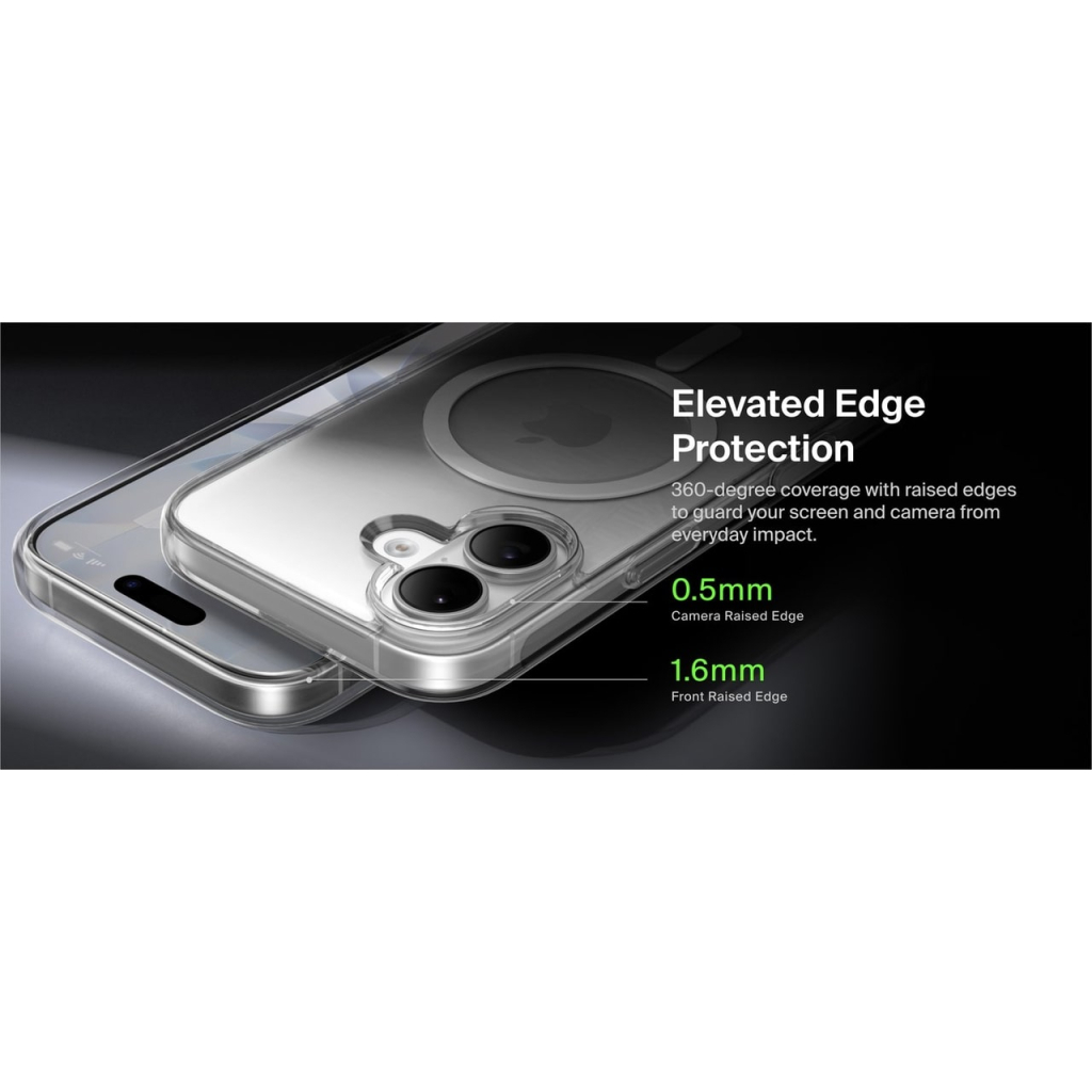 Чохол до мобільного телефона Belkin Magnetic Protective Clear iPhone 17 (MSA030HQCL) - зображення 4