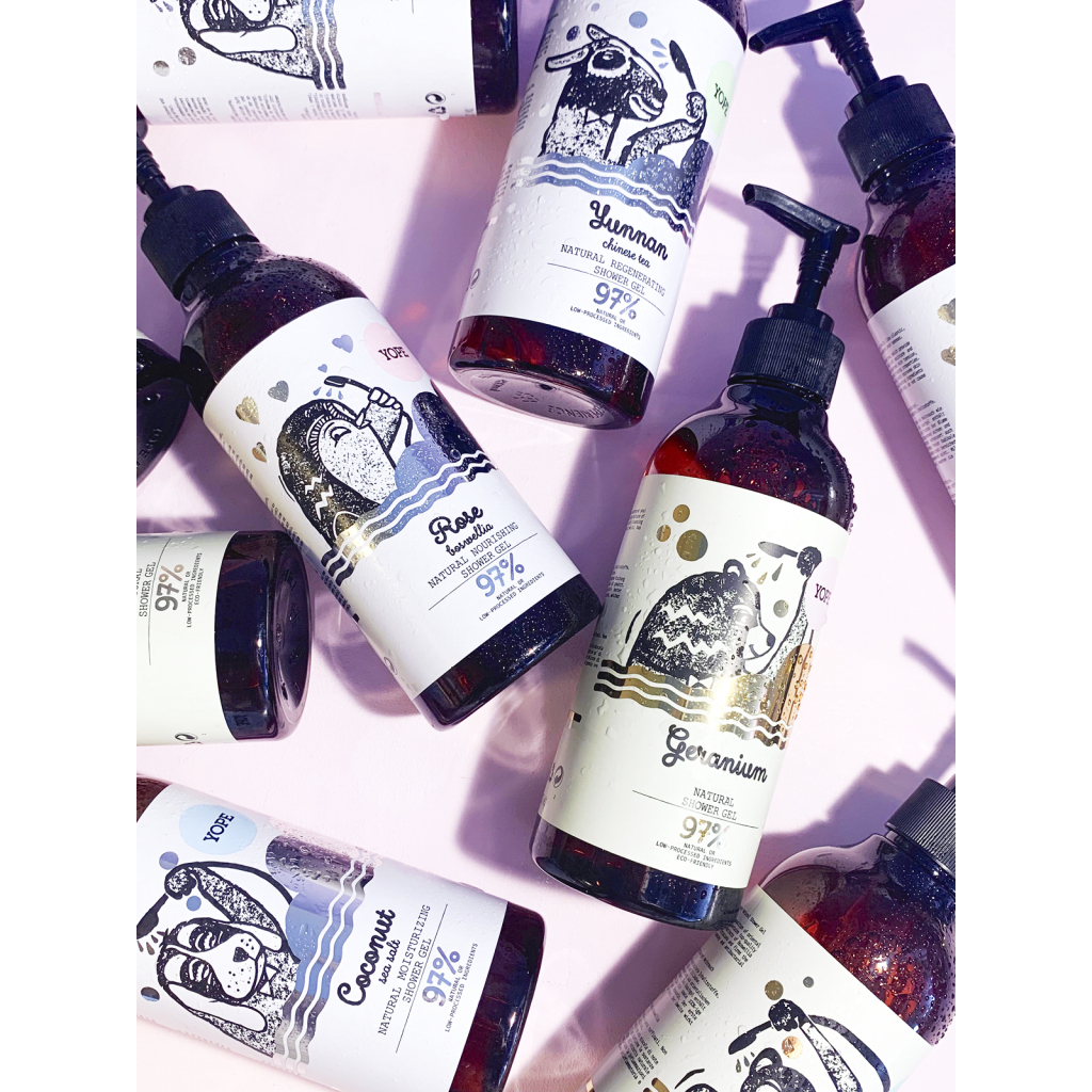 Гель для душу Yope Geranium 400 мл (5900168908215) - зображення 5