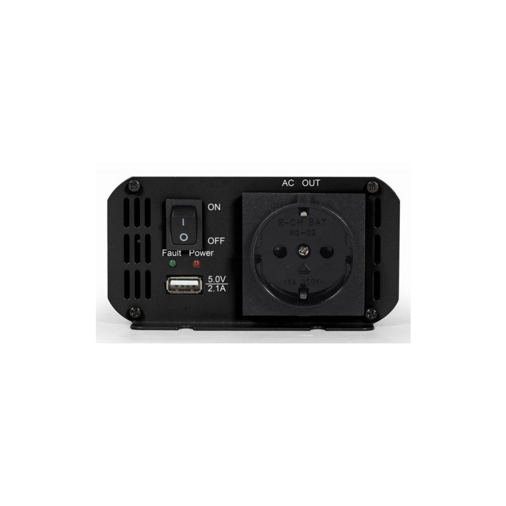 Автомобільний інвертор EnerGenie 12V/220V 300 Вт (EG-PWC300-01) - зображення 2