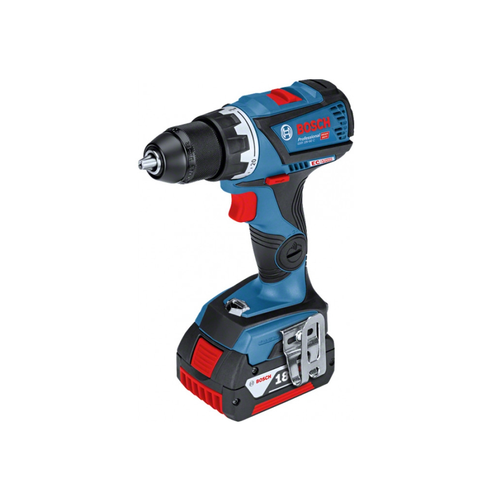 Шуруповерт Bosch GSR 18V-60 C, акумуляторний 2x5Ah L-boxx (0.601.9G1.100) - зображення 1