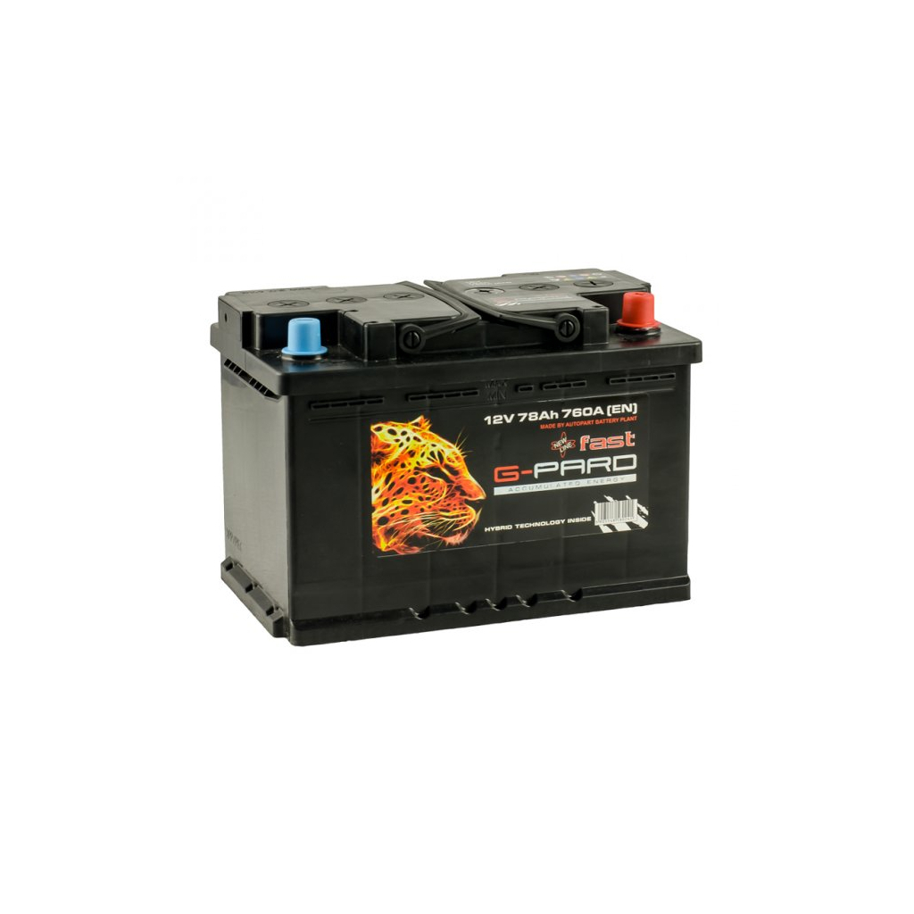 Акумулятор автомобільний G-Pard 78 Аh/12V Fast Euro (TRC078-F00) - зображення 2