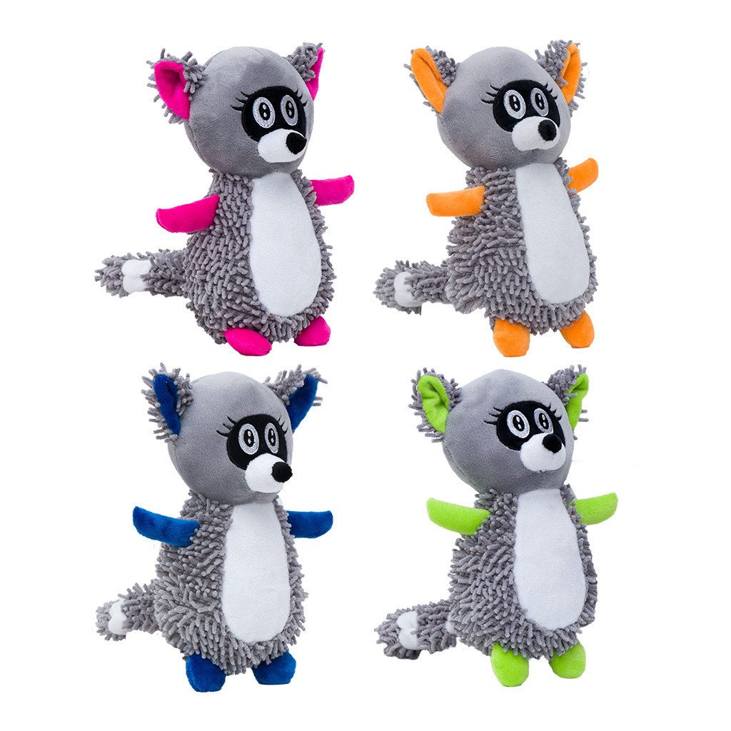 Іграшка для собак Eastland Єнот з пищалкою 18 см (6970115700413) - зображення 1