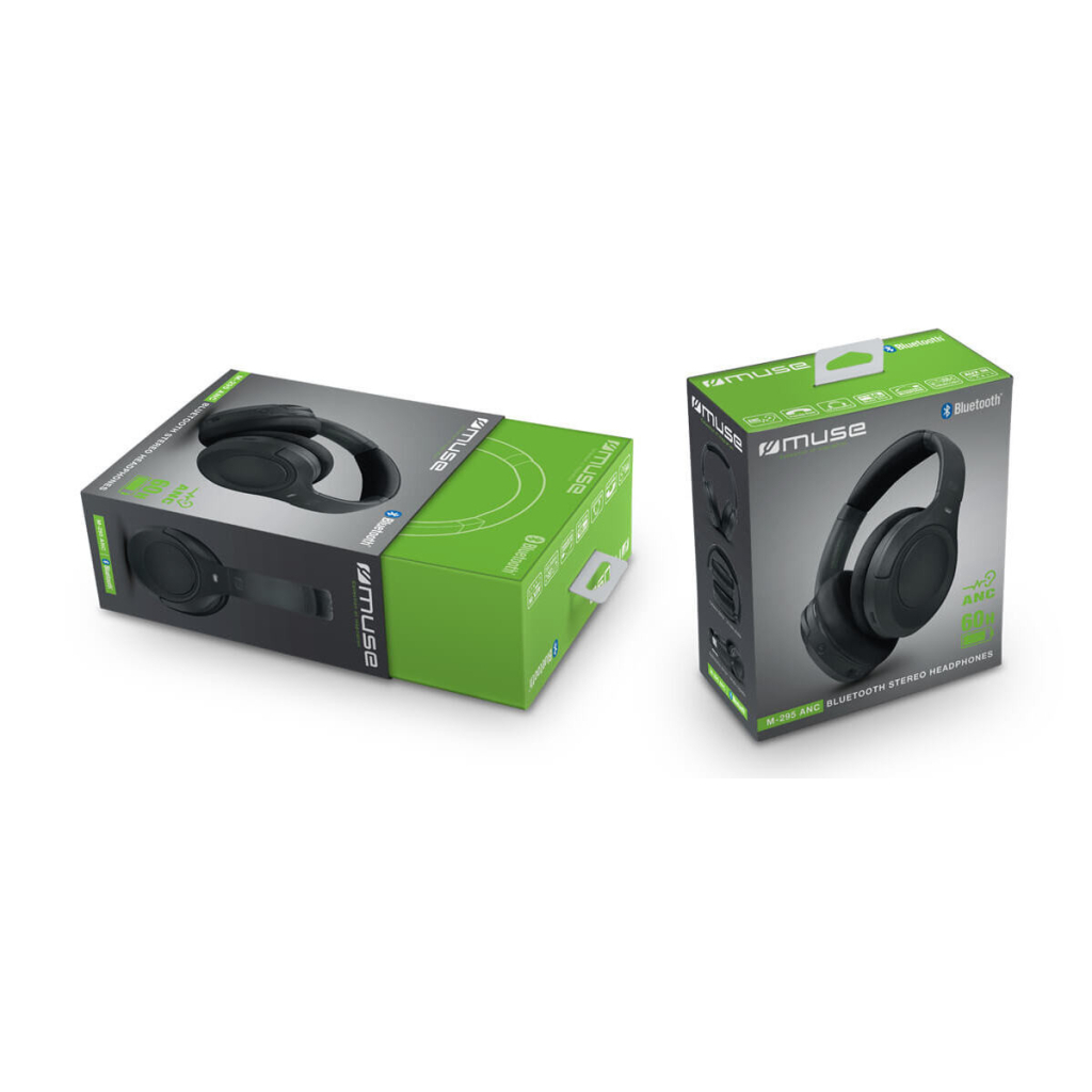 Навушники Muse M-295 ANC Wireless Black (M-295 ANC) - зображення 9