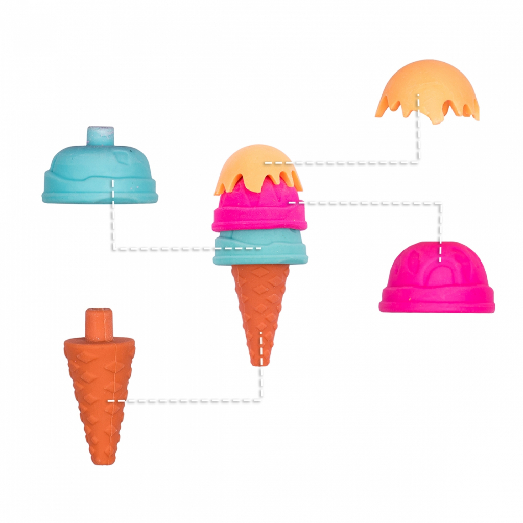 Гумка Yes Candy pop, набір 4шт (560544) - изображение 3