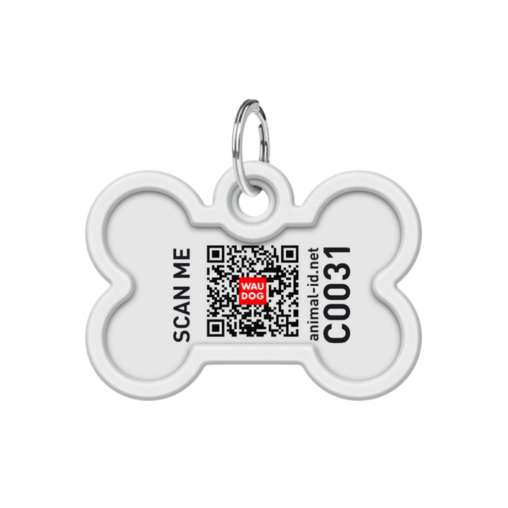 Адресник для тварин WAUDOG Smart ID з QR паспортом "Бетмен лого", кістка 40х28 мм (0640-1006) - изображение 3