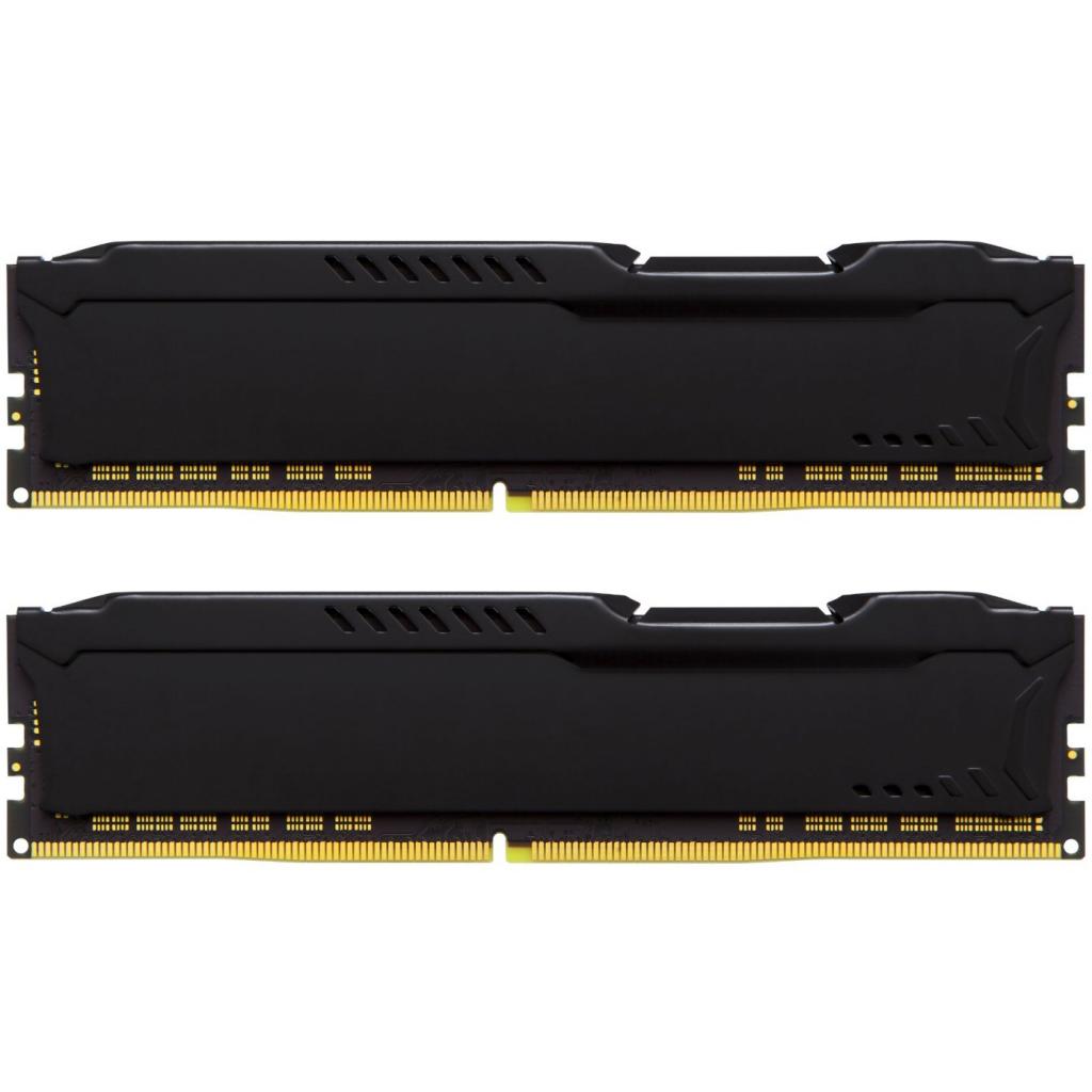 Модуль пам'яті для комп'ютера DDR4 8GB (2x4GB) 2133 MHz Fury Black Kingston Fury (ex.HyperX) (HX421C14FBK2/8) - изображение 2