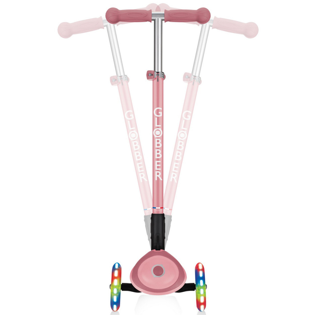 Самокат Globber Primo Foldable Plus Lights пастельно-рожевий (439-210) - зображення 7