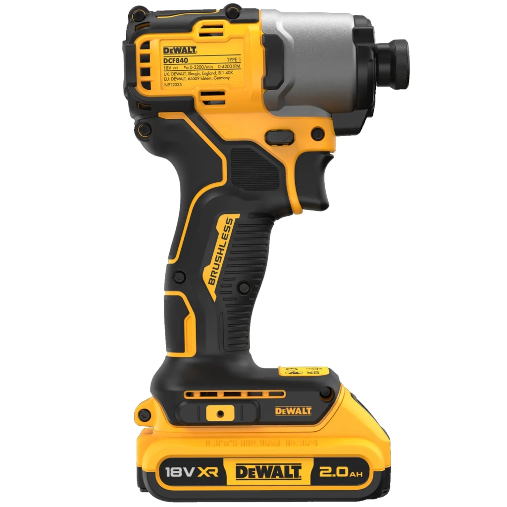 Шуруповерт DeWALT 18 В XR Li-lon, 2x2Ah, безщітковий, 192 Нм, TSTAK (DCF840D2T) - зображення 4