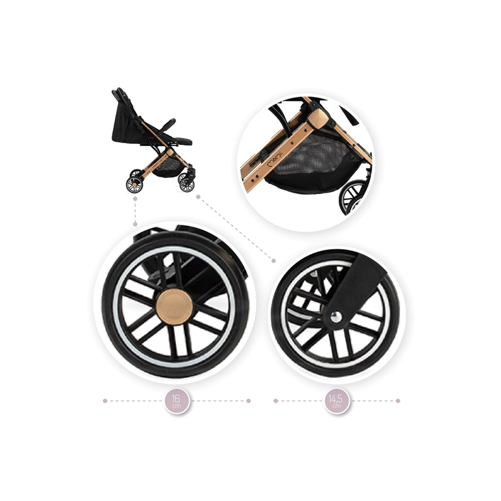 Коляска MoMi Estelle Black (WOSP00003) - зображення 6