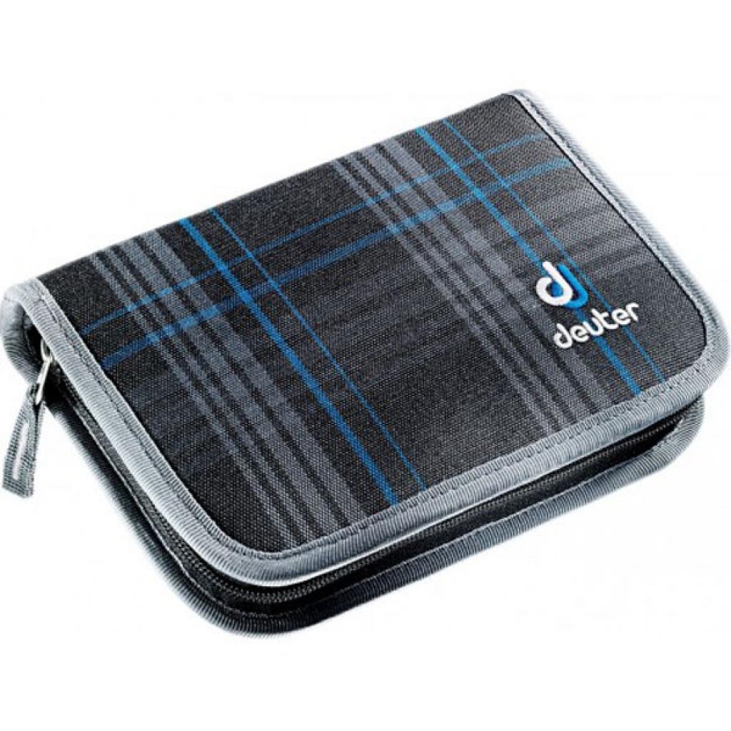 Пенал Deuter Pencil Box blueline check 7309 з наповненням (3890315 7309) - зображення 1