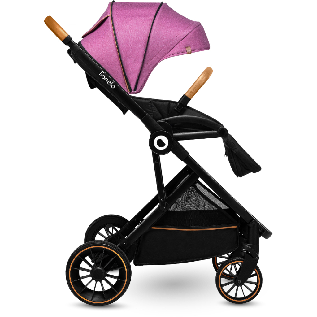 Коляска Lionelo 2 в 1 Riya Pink Violet (LO-RIYA 2IN1 PINK VIOLET) - зображення 4
