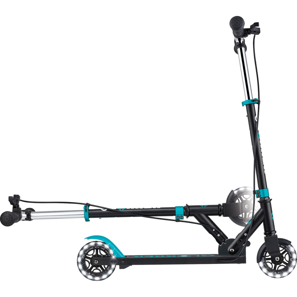 Самокат Globber Flow Element Junior Lights LED, чорно-бірюзовий (729-105) - зображення 8