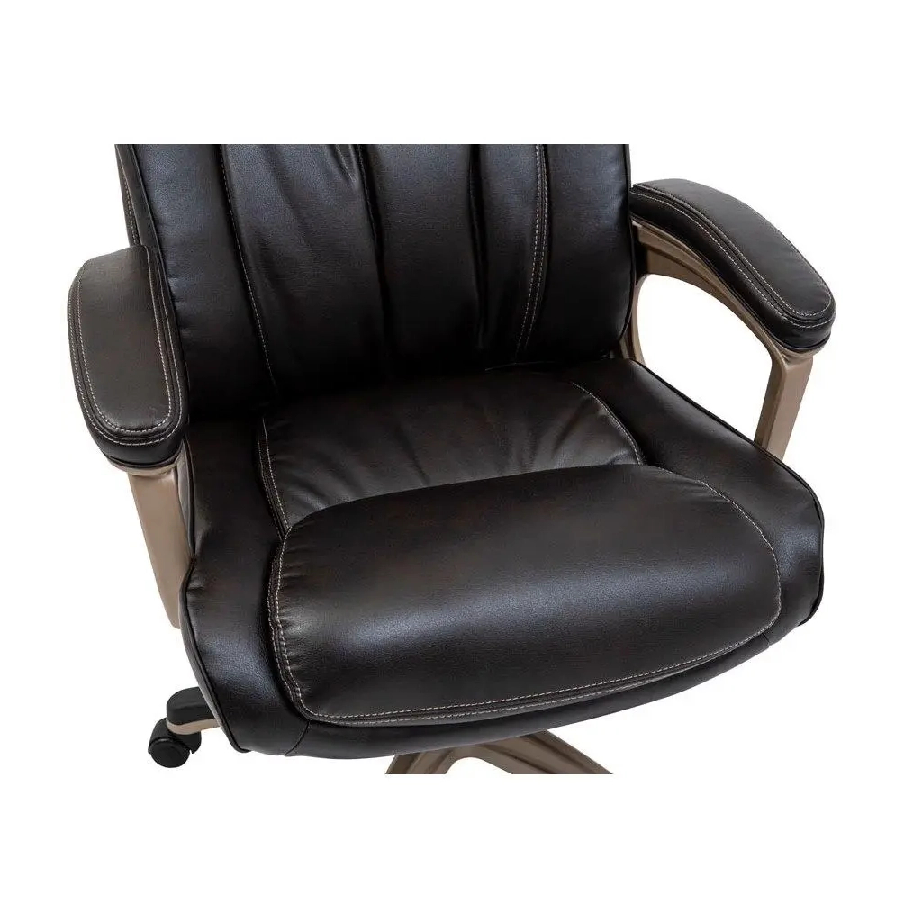 Офісне крісло Richman Магнат Пластик Річ M-2 (Anyfix) Шкіра Спліт Темно-коричнева (R00000043611) - зображення 8