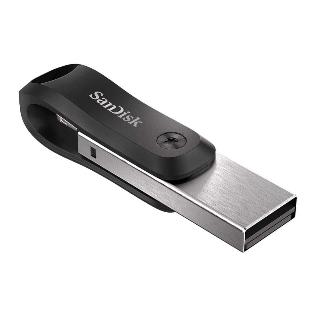 USB флеш накопичувач SanDisk 256GB iXpand Go USB 3.0/Lightning (SDIX60N-256G-GN6NE) - зображення 3