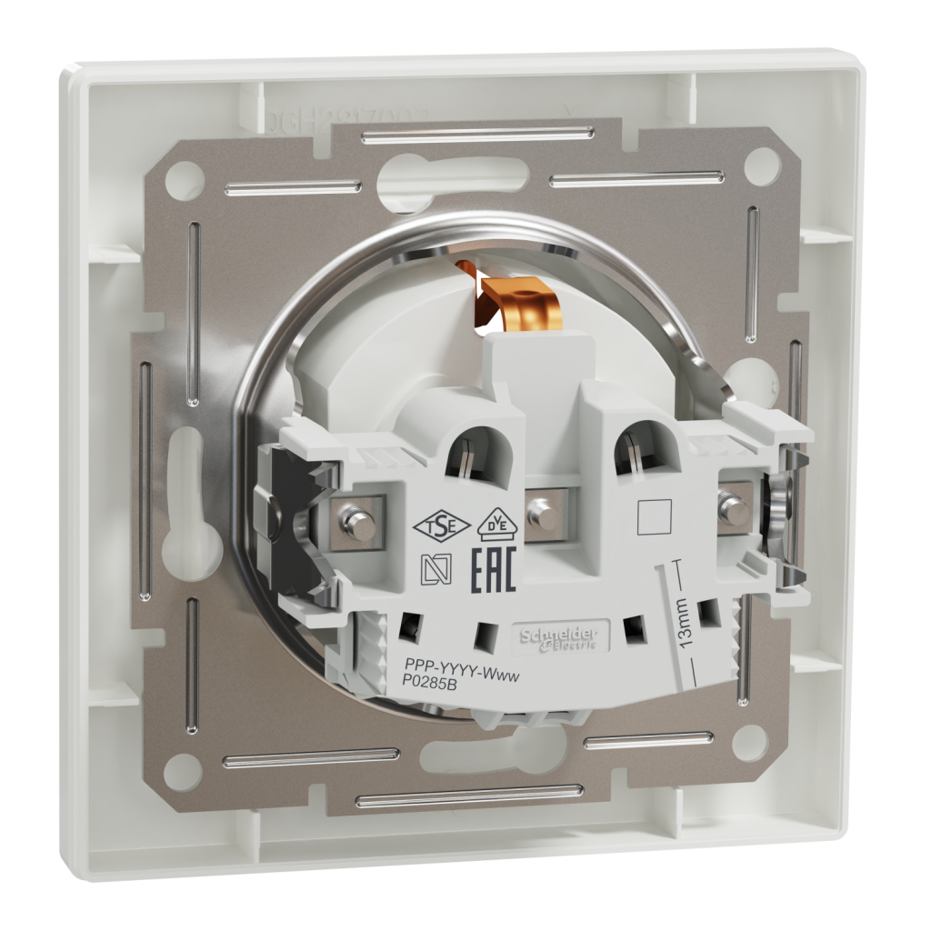 Розетка Schneider Electric ASFORA зі штор. біла (EPH2900221) - изображение 7