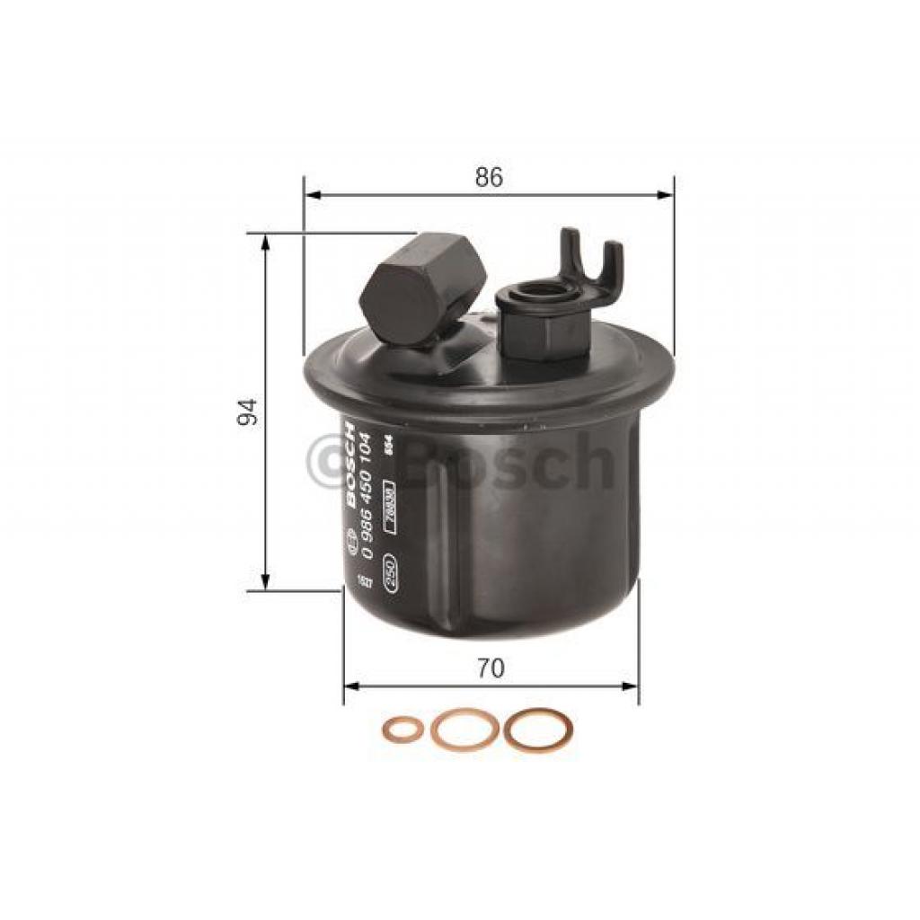 Фільтр паливний Bosch 0 986 450 104 - зображення 5