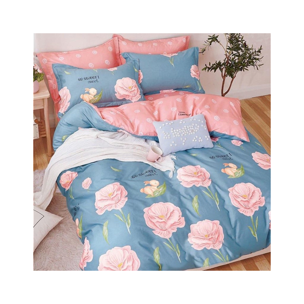 Постільна білизна MirSon Бязь Premium 17-0383 Marseille Сімейна (2200002742337) - изображение 1