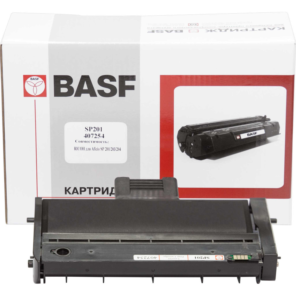 Тонер-картридж BASF Ricoh Aficio SP201/SP203/SP204, Black 407254 (KT-SP201-407254) - зображення 1