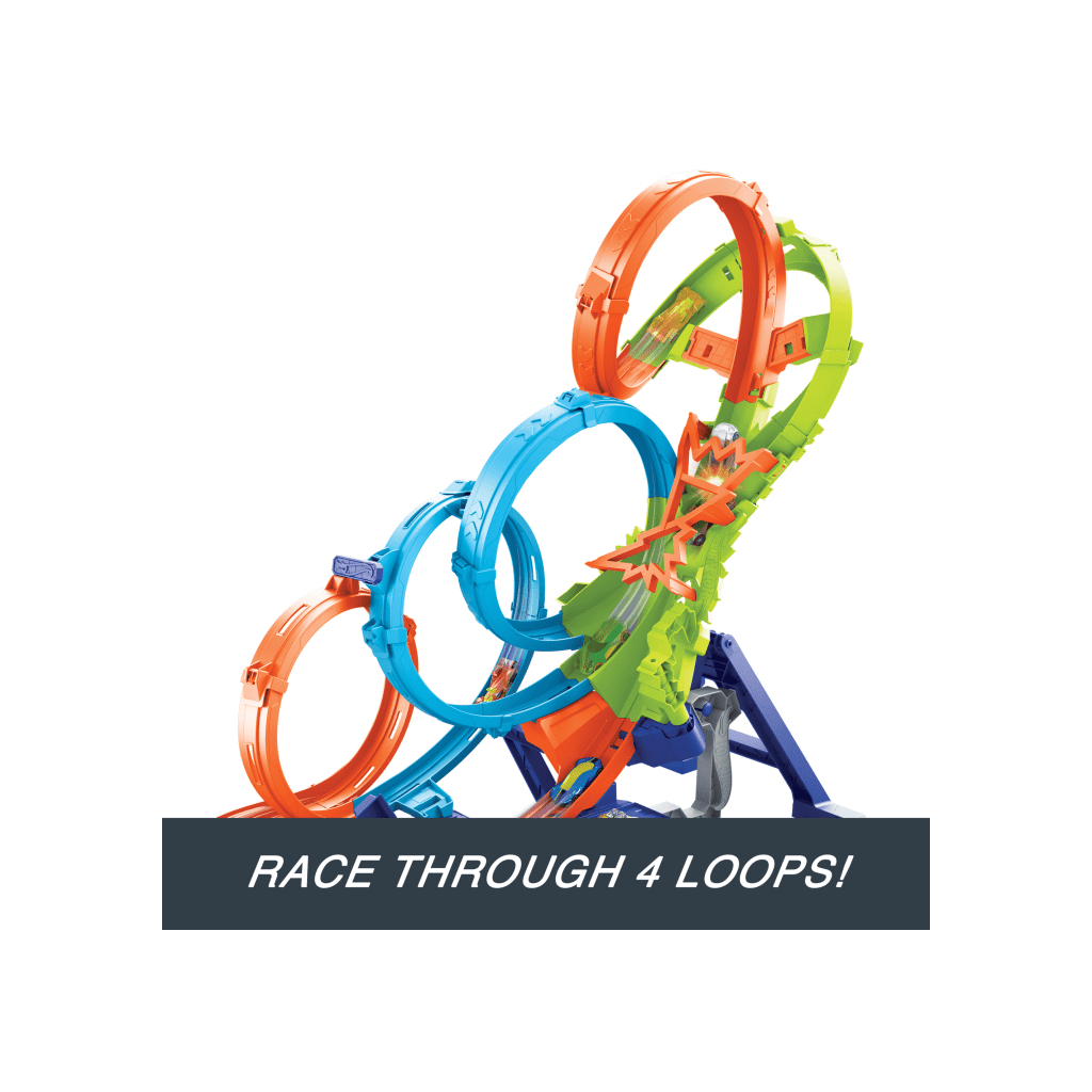 Автотрек Hot Wheels Шалені віражі та петлі (HXR70) - зображення 4