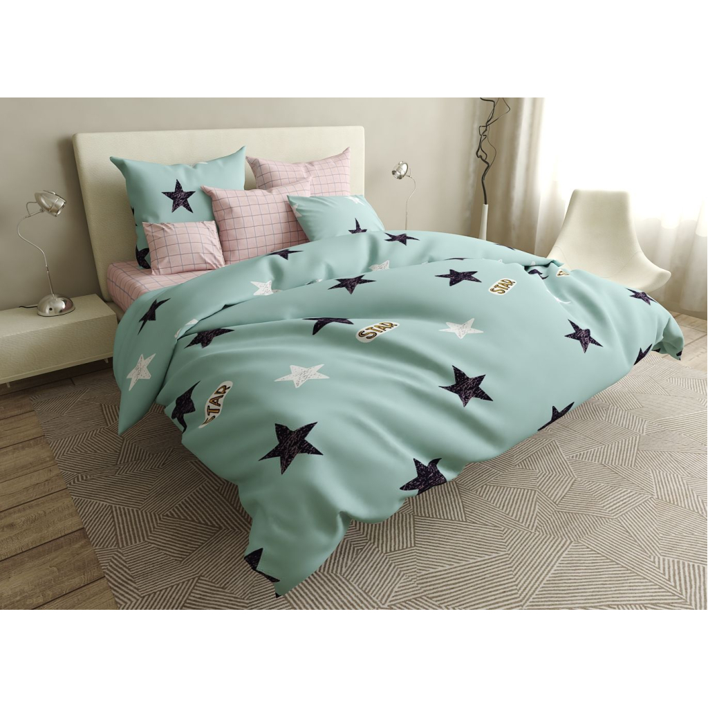 Постільна білизна MirSon Бязь Premium 17-0363 Conakry King Size (2200002665797) - зображення 1