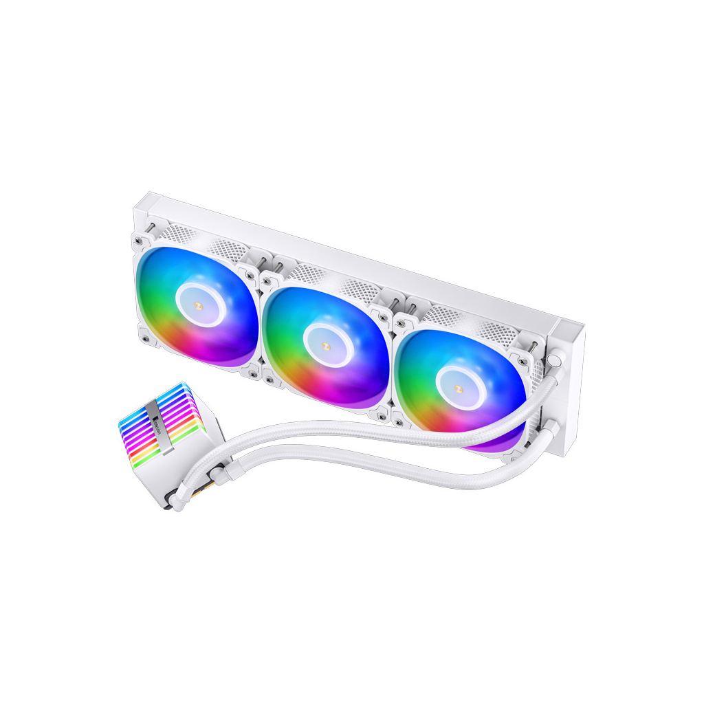 Система рідинного охолодження JONSBO HXW-360 ARGB White - зображення 4