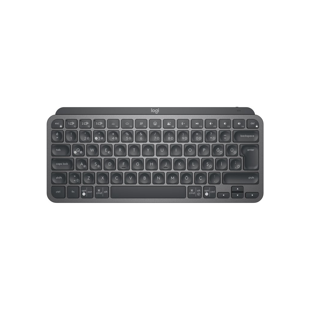 Клавіатура Logitech MX Keys Mini Wireless Illuminated UA Graphite (920-010498) - зображення 1