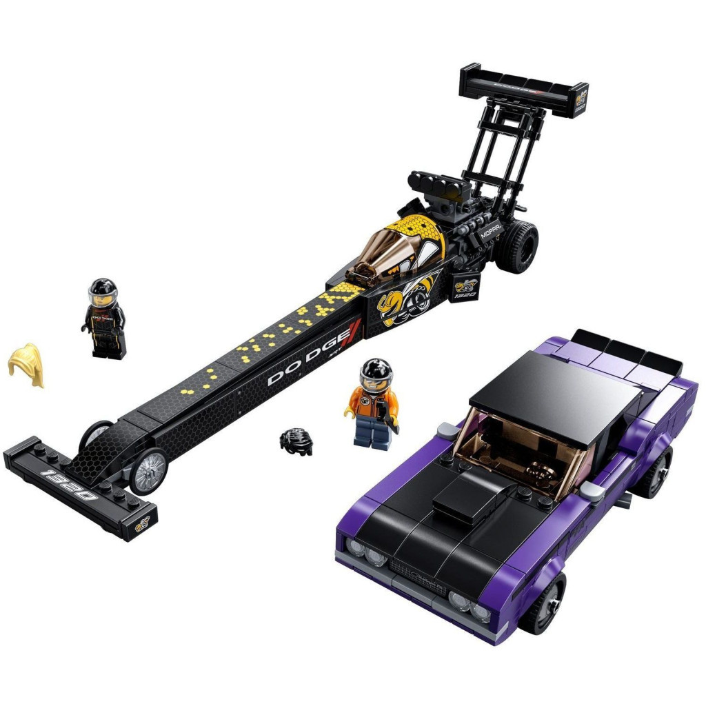Конструктор LEGO Speed Champions Mopar Dodge//SRT Top Fuel Dragster and 1970 (76904) - зображення 6