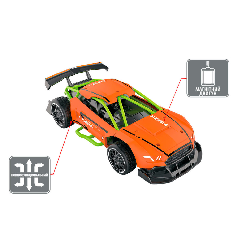 Радіокерована іграшка Sulong Toys Speed racing drift – Bitter (помаранчевий, 1:24) (SL-291RHO) - зображення 3