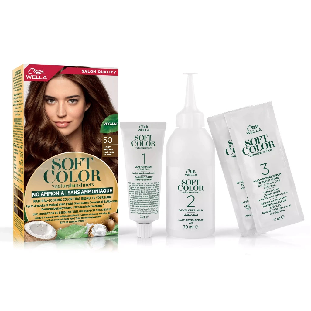 Фарба для волосся Wella Soft Color Безаміачна 50 - Світло-коричневий (3614228865821) - зображення 5