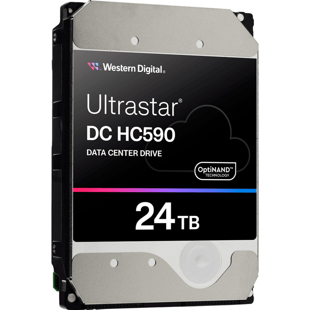 Жорсткий диск для сервера WD HDD Server HC590 24TB (3.5, 24TB, 512MB, 7200RPM, SATA 6Gb/s, 512E SE NP3) (WUH722624ALE6L4) - зображення 1
