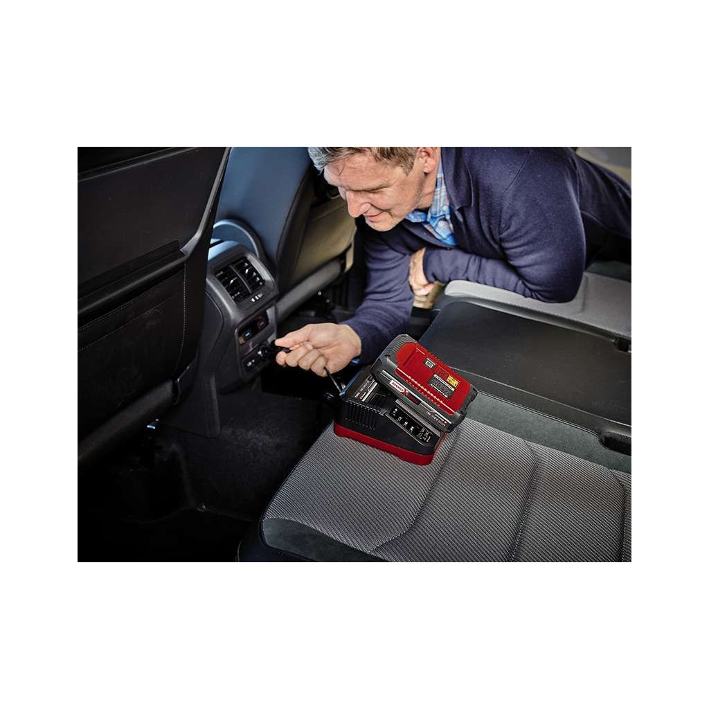 Зарядний пристрій для акумуляторів інструменту Einhell 18V Power X-Car Charger 3A, PXC, від прикурювача 12В (4512113) - зображення 2