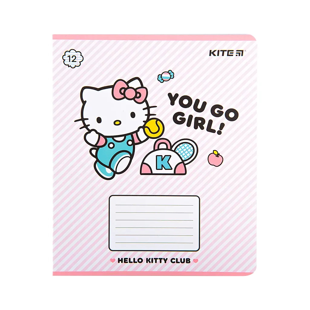 Зошит Kite Hello Kitty, 12 аркушів, лінія (HK22-234) - зображення 9