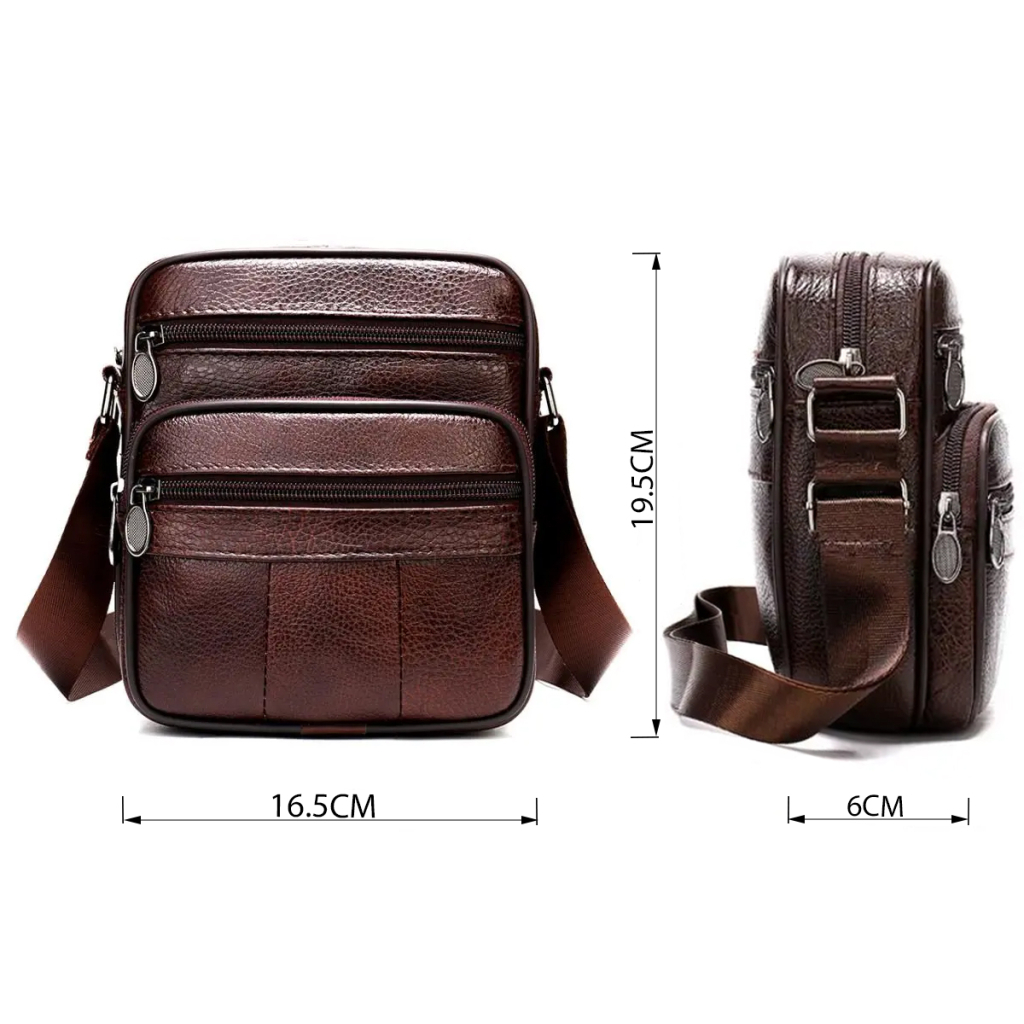 Сумка Vintage Шкіряна Коричнева (14987) - зображення 2