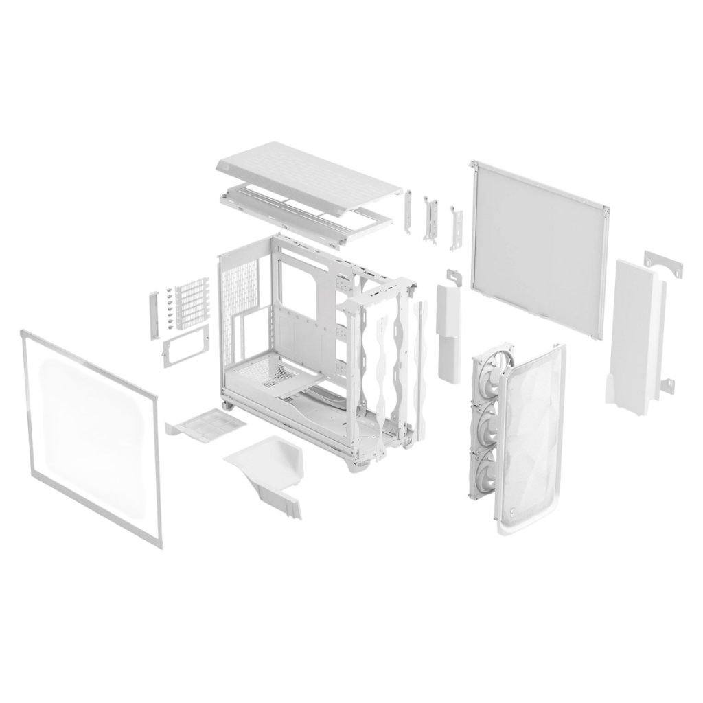 Корпус Fractal Design Meshify 3 XL White RGB TG CT (FD-C-MES3X-06) - зображення 11