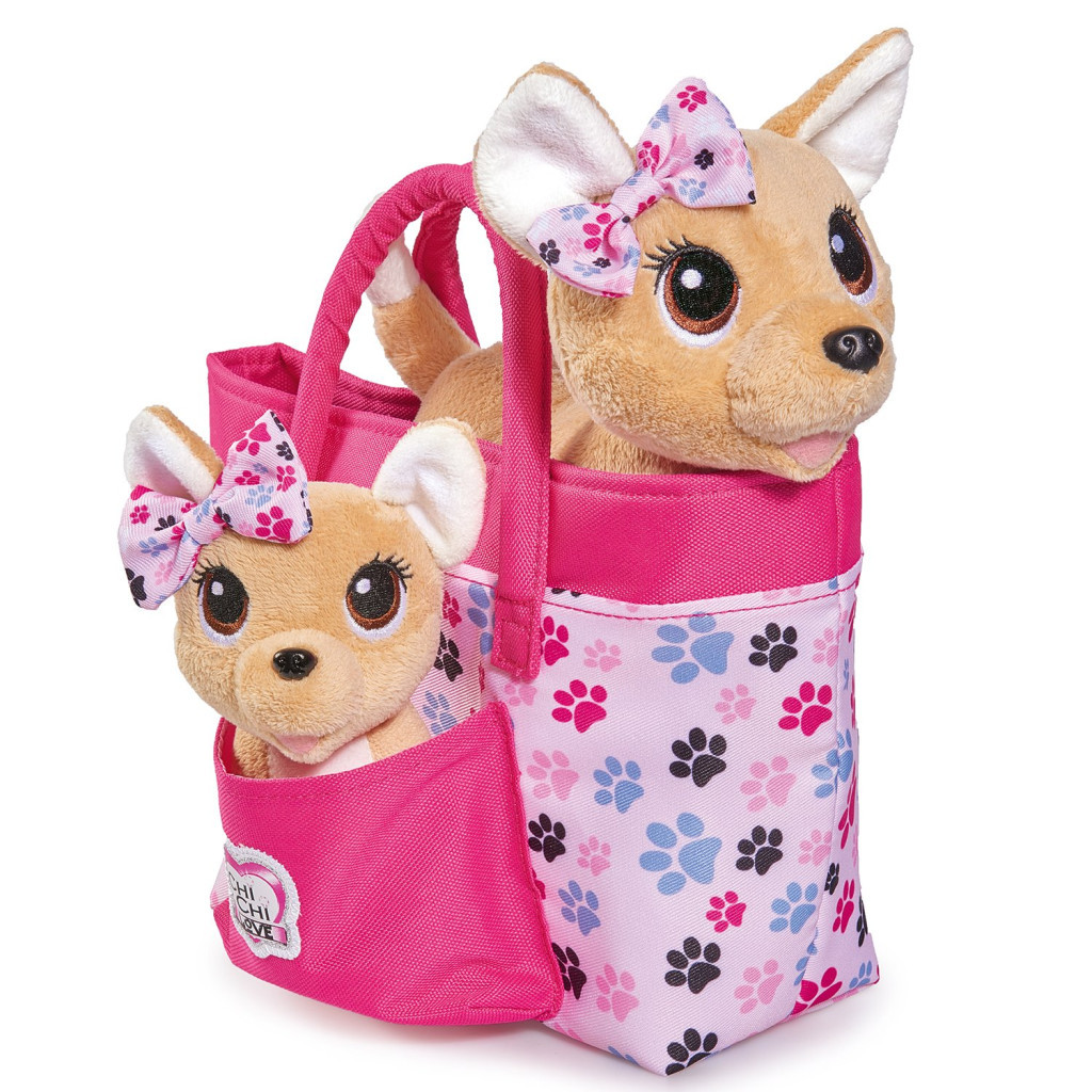 М'яка іграшка Simba Chi Chi Love Собачки Чихуахуа Щаслива сім'я зі сумочкою 20/1 (5893213) - зображення 2