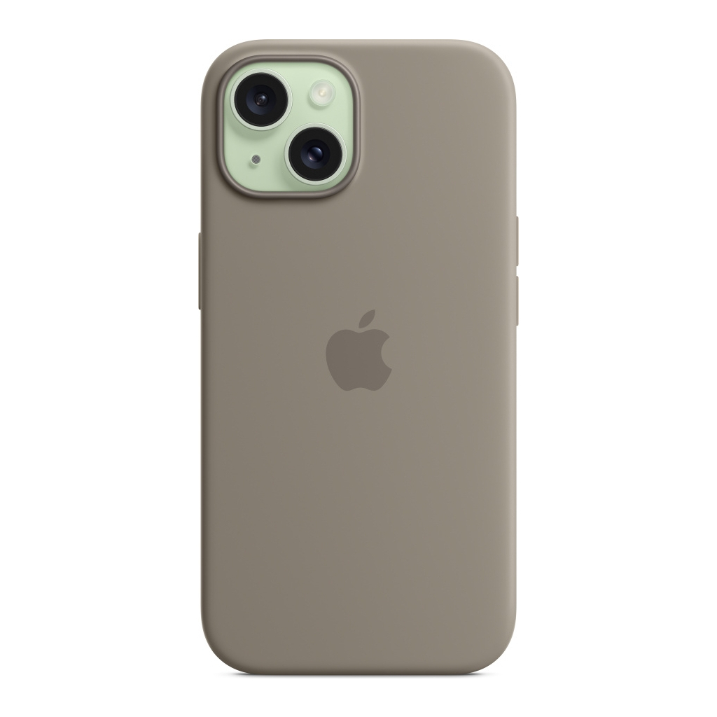 Чохол до мобільного телефона Apple iPhone 15 Silicone Case with MagSafe Clay (MT0Q3ZM/A) - зображення 4