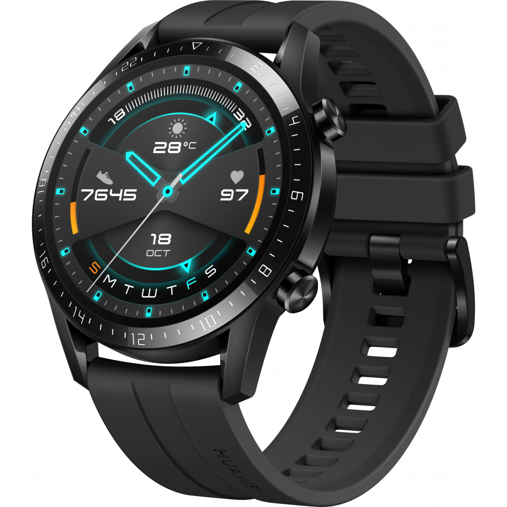 Смарт-годинник Huawei Watch GT 2 46mm Sport Black (Latona-B19S) SpO2 (55024474) - зображення 3